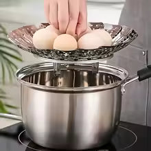 Stainless Steel Foldable Steamer Tray – Multifunctional Kitchen Basket