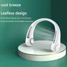 Portable Wearable USB Neck Fan – Bladeless, Hands‑Free, On‑the‑Go Cooler