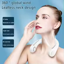 Portable Wearable USB Neck Fan – Bladeless, Hands‑Free, On‑the‑Go Cooler