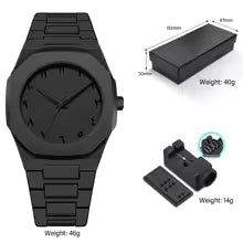 Men's Classic Business Watch Arabic Numerals Polycarbonate Quartz Watch Fashion Sports Watch Slim Waterproof Clock