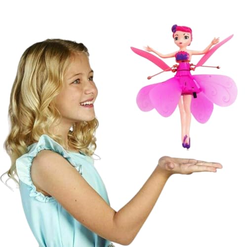 (nw000431) Magical Flying Fairy Doll,hand Sensor Control / Sky Dancers Flying Toy, (random Color)